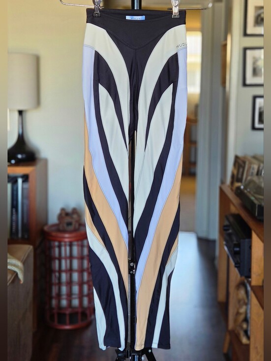Mugler Pants - Mugler Spiral Leggings